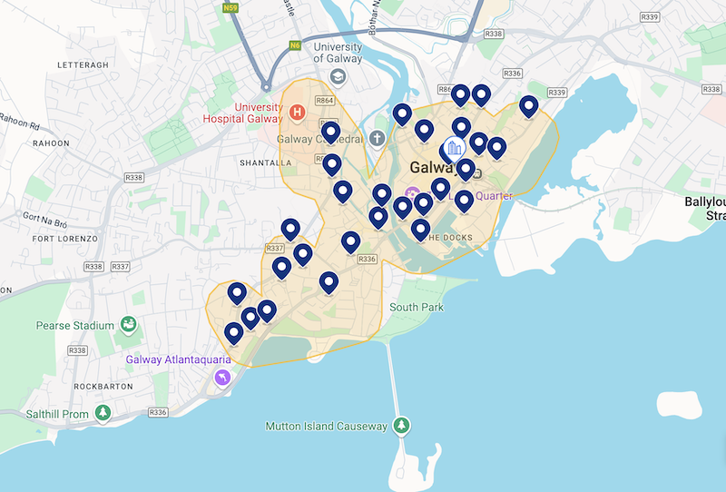 Hotéis na região de Latin Quarter em Galway